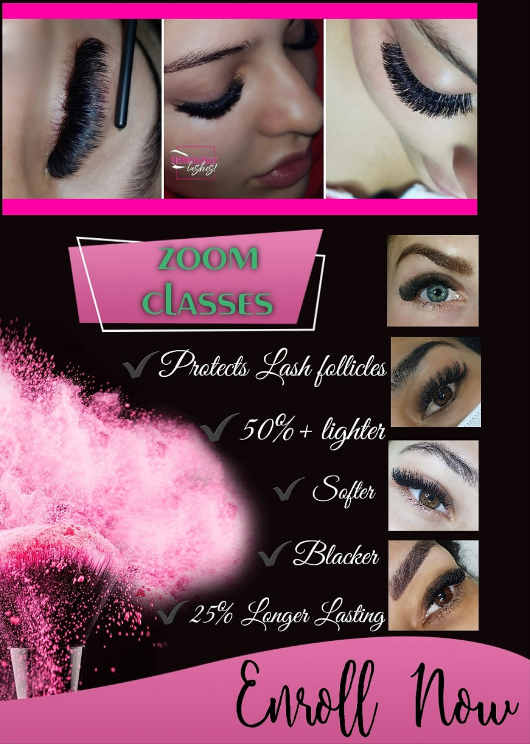 NEXT ZOOM CLASS: Monday 24th November, 2025- Cashmere Ellipse Russian Volume Masterclass